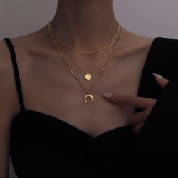COLLIER LUNE ET SOLEIL
